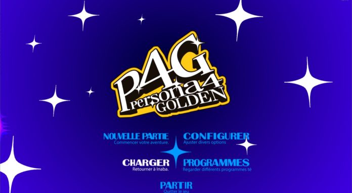 Le patch de traduction en français de Persona 4 Golden sortira le 14 février 2021