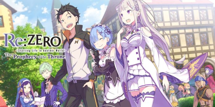 Test de Re:ZERO -Starting Life in Another World- The Prophecy of the Throne