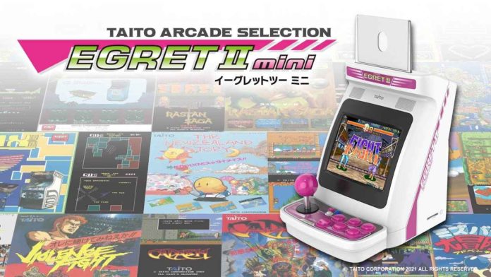 Taito annonce sa mini-borne d&rsquo;arcade : l&rsquo;EGRET II mini pour le 2 mars 2022