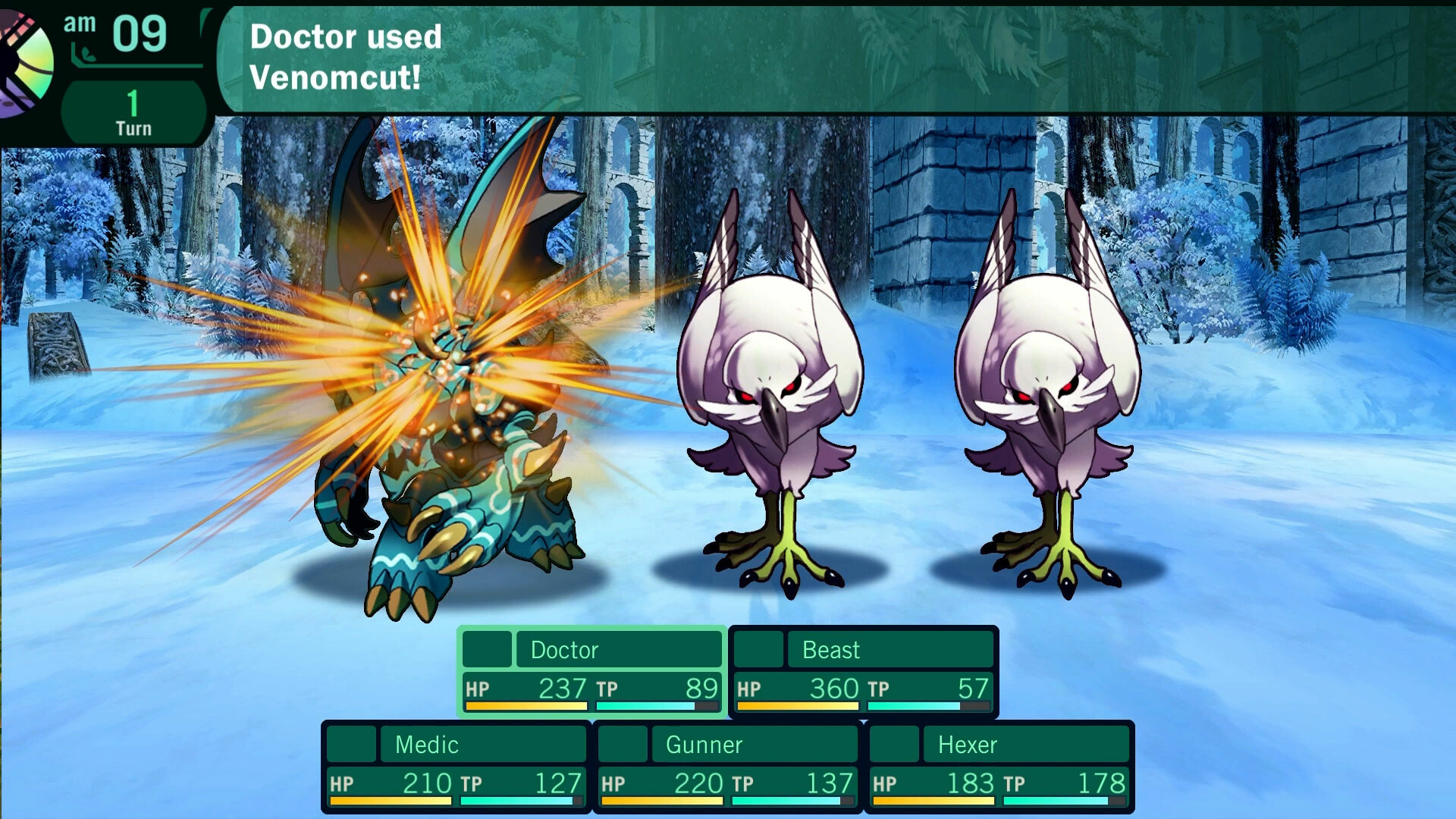 Etrian Odyssey II HD - Combat
